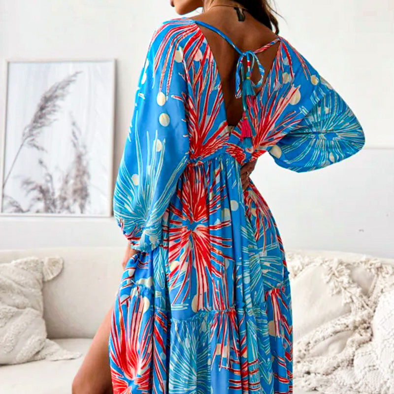 Coastal Flow Maxi Dress