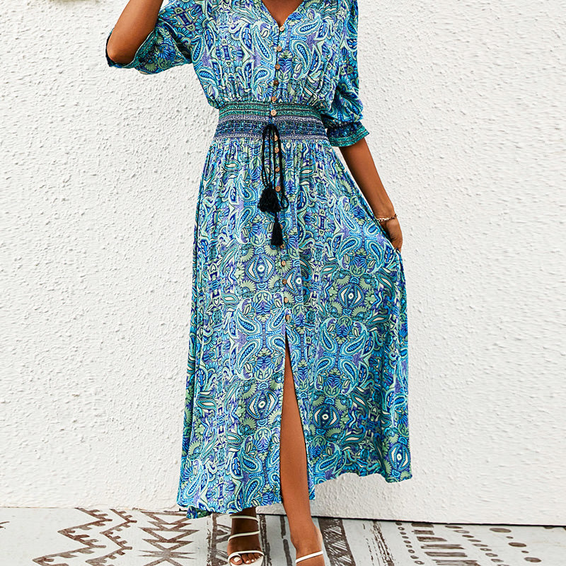 Sandstone Breeze Maxi Dress