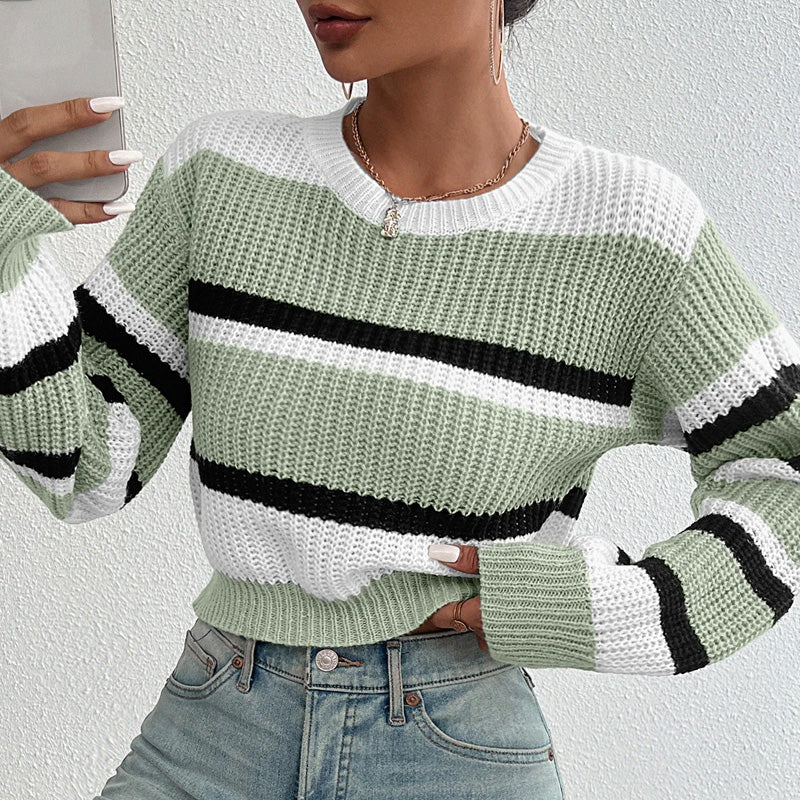 Amelia Stripe Knit Jumper