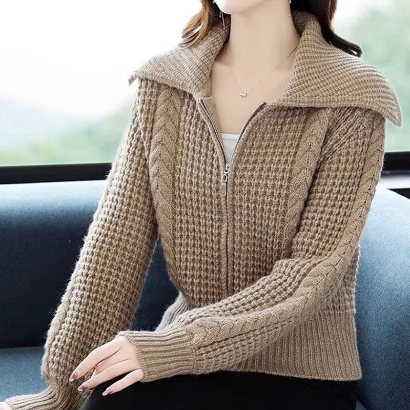 Harriet Wide Collar Cardigan