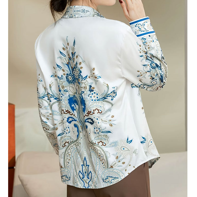 Alice Paisley Bloom Button-Down Shirt