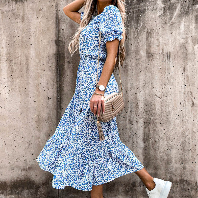 Meadow Bloom Midi Dress