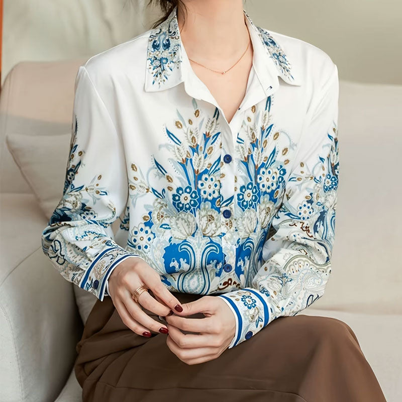 Alice Paisley Bloom Button-Down Shirt