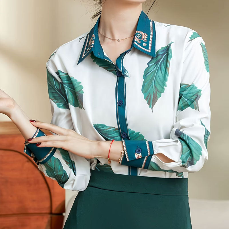 Alice Paisley Bloom Button-Down Shirt