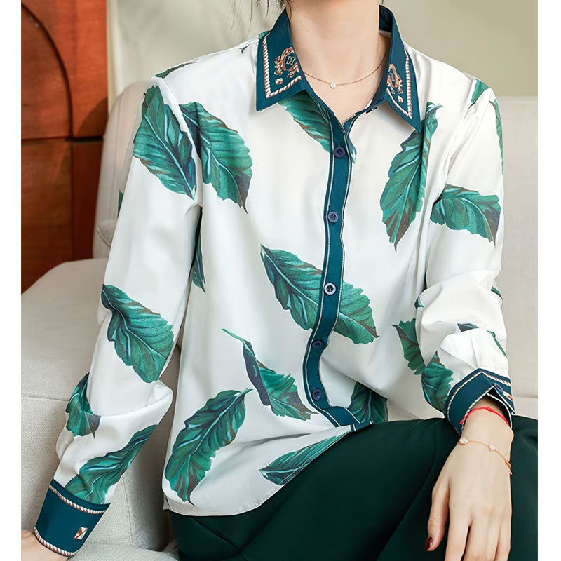 Alice Paisley Bloom Button-Down Shirt