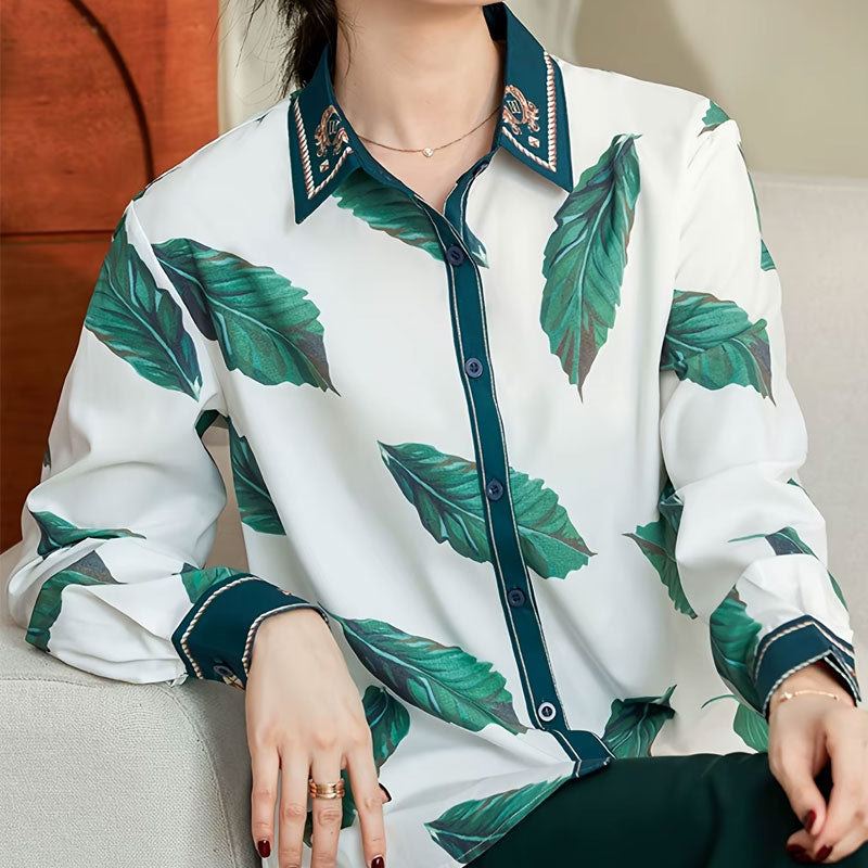 Alice Paisley Bloom Button-Down Shirt