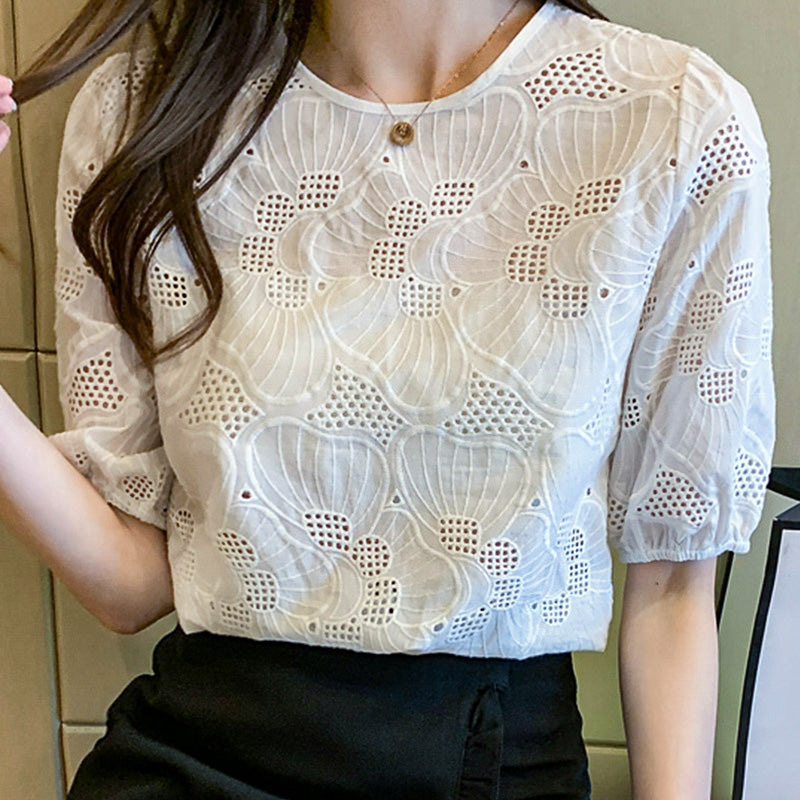 BreezeCut Blouse