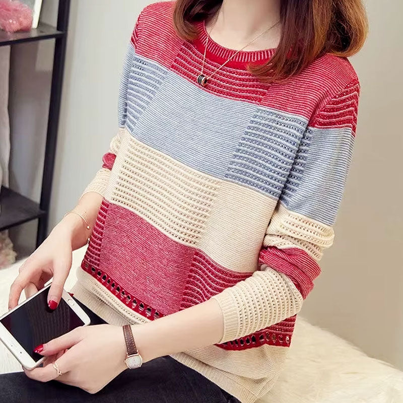 Eliana Color-Block Sweater