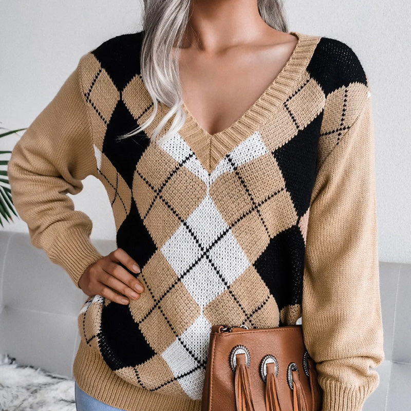 Harriet V-Neck Knit Jumper