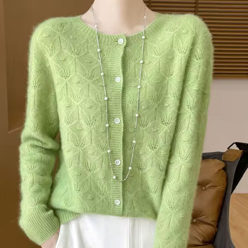 Ariana Floral Knit Cardigan