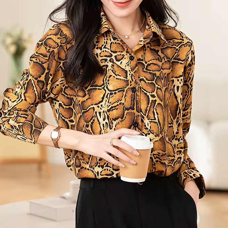 Hazel Safari Print Blouse
