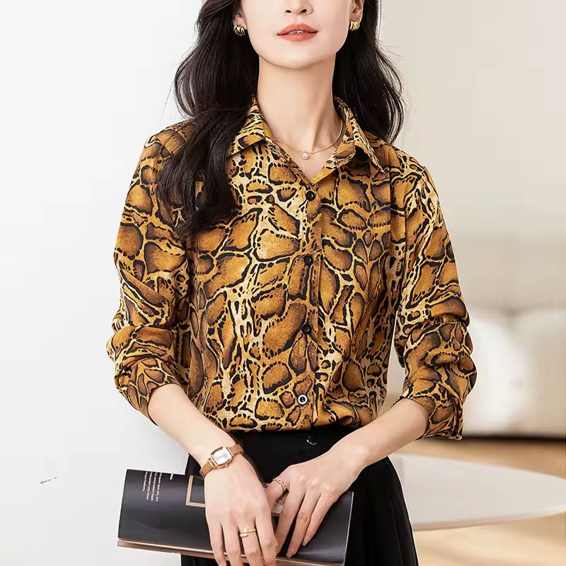 Hazel Safari Print Blouse
