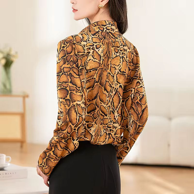 Hazel Safari Print Blouse