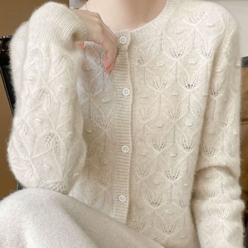 Ariana Floral Knit Cardigan