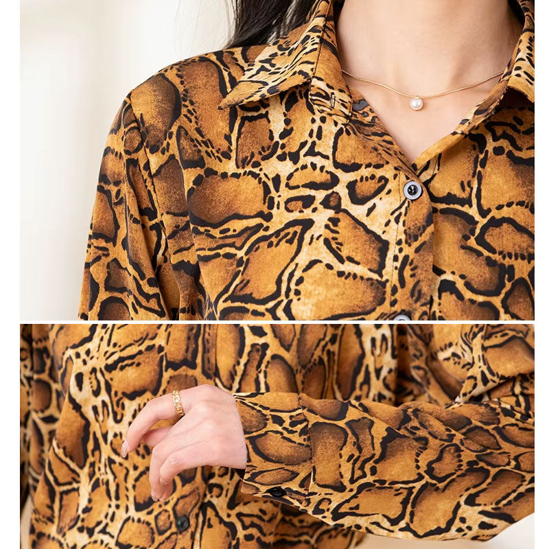 Hazel Safari Print Blouse