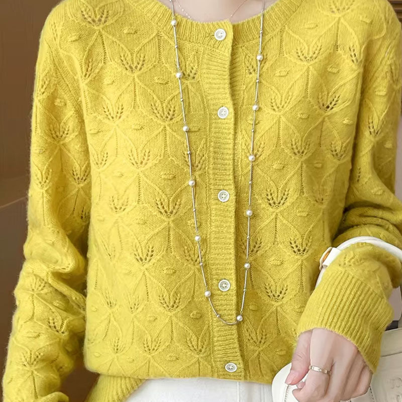 Ariana Floral Knit Cardigan