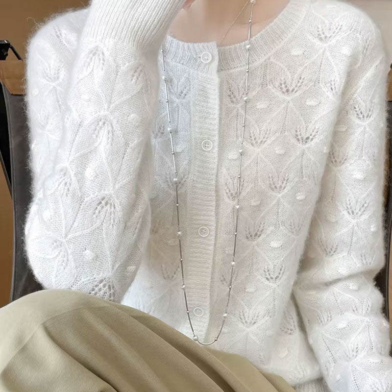 Ariana Floral Knit Cardigan