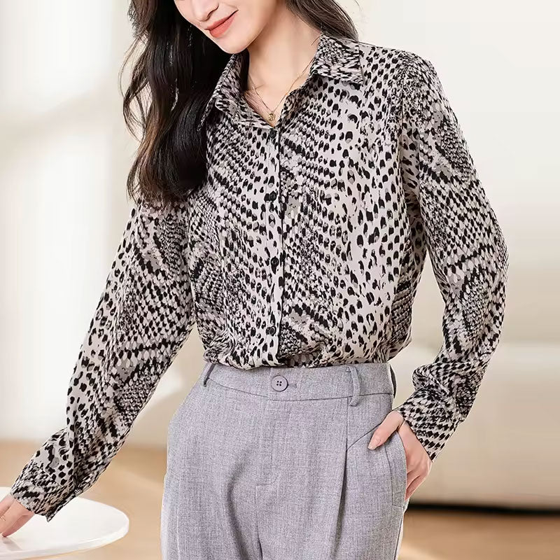 Hazel Safari Print Blouse