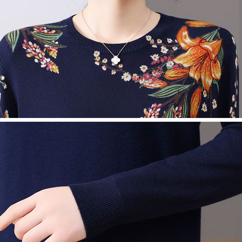 Charlotte Flower Sweater