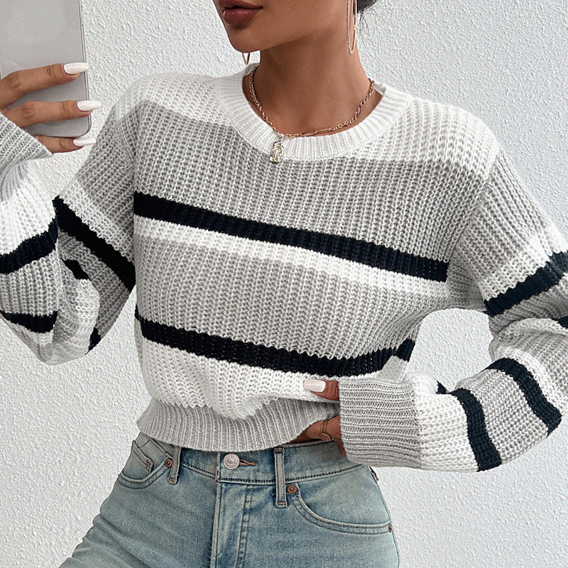 Amelia Stripe Knit Jumper
