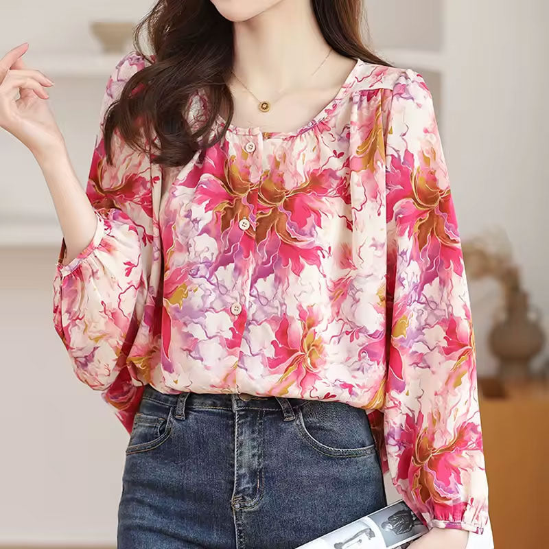 Lily Floral Print Blouse
