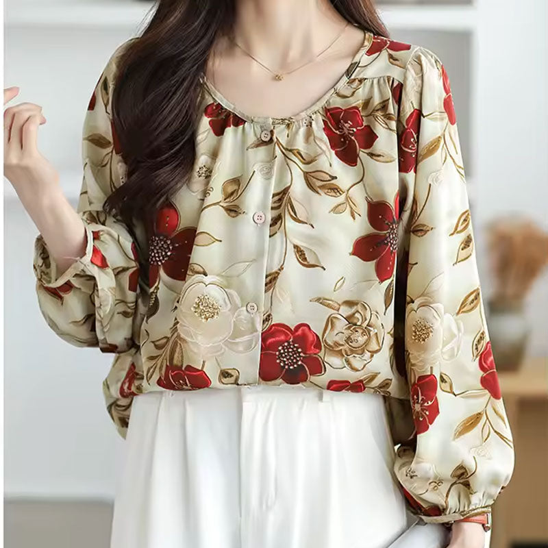 Emily Floral Print Blouse