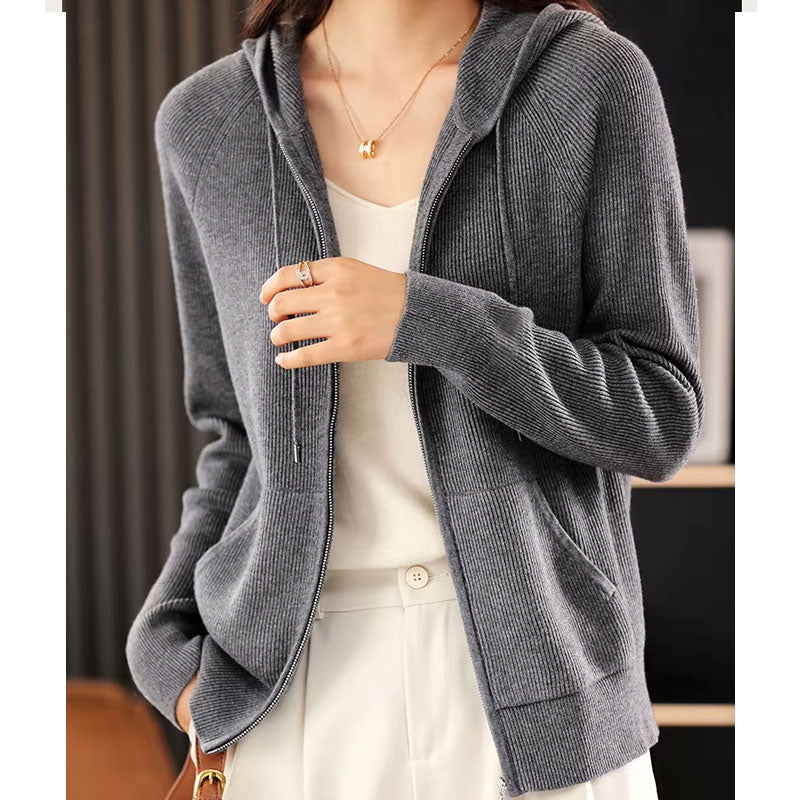 Audrey Hooded Cardigan