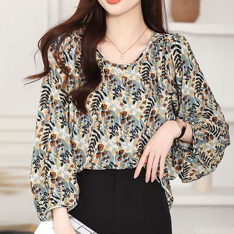 Ivy Leaf Flowy Blouse