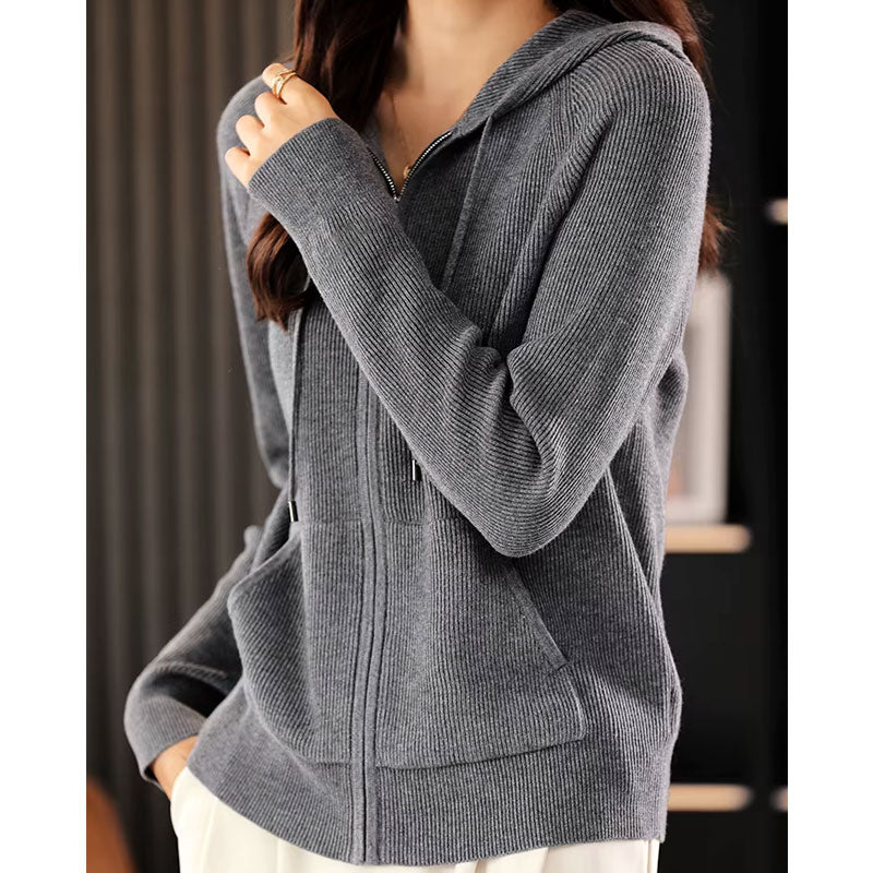 Audrey Hooded Cardigan