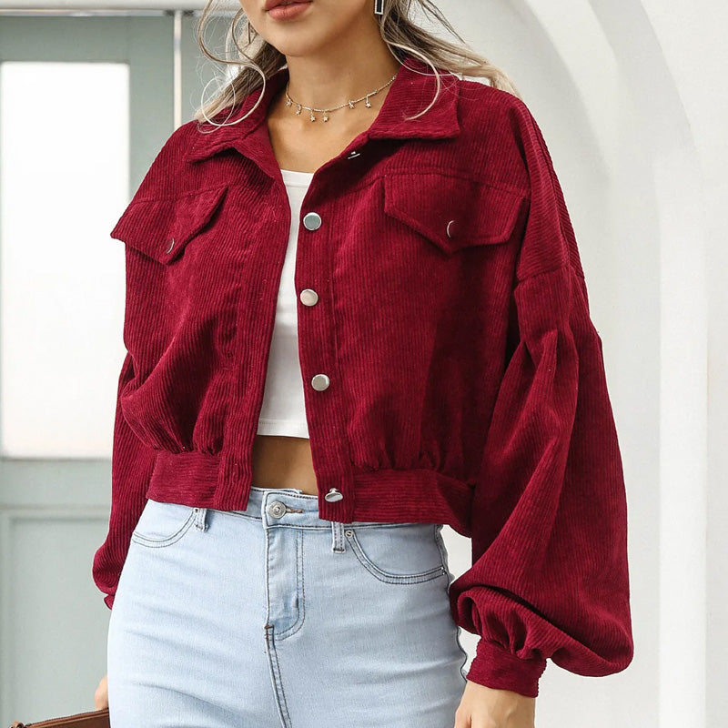 Corduroy Crop Jacket