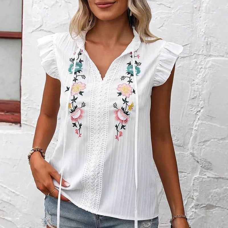 Alivia Ruffle Blouse
