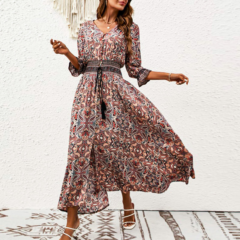 Sandstone Breeze Maxi Dress