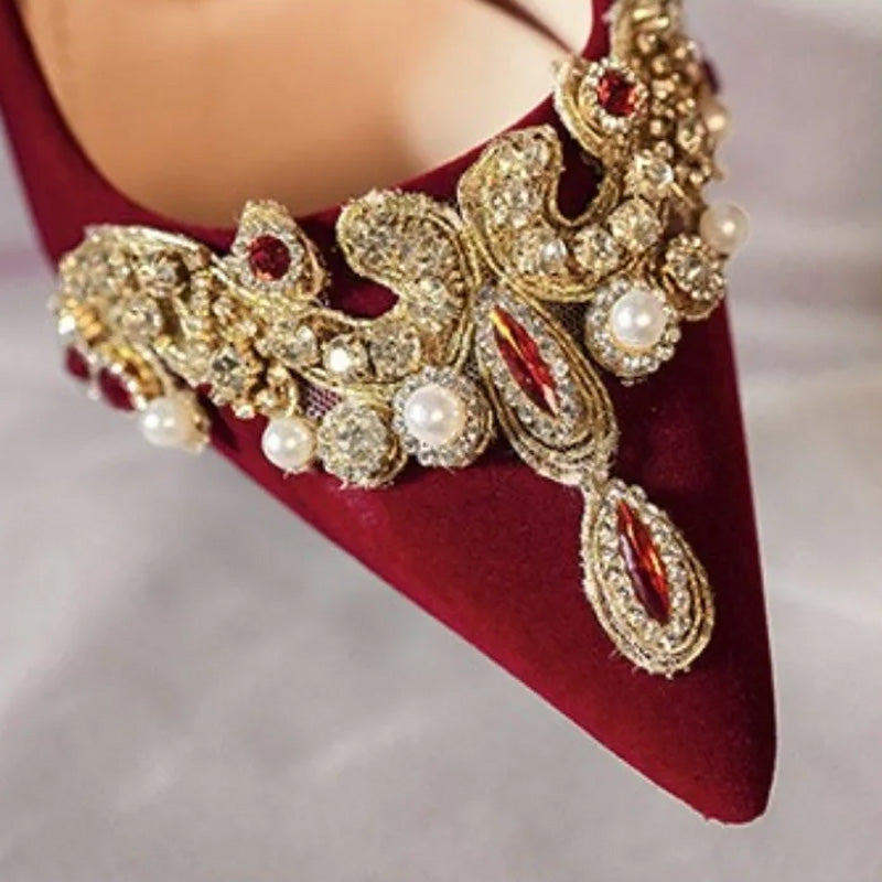 Regalia Velvet Heels