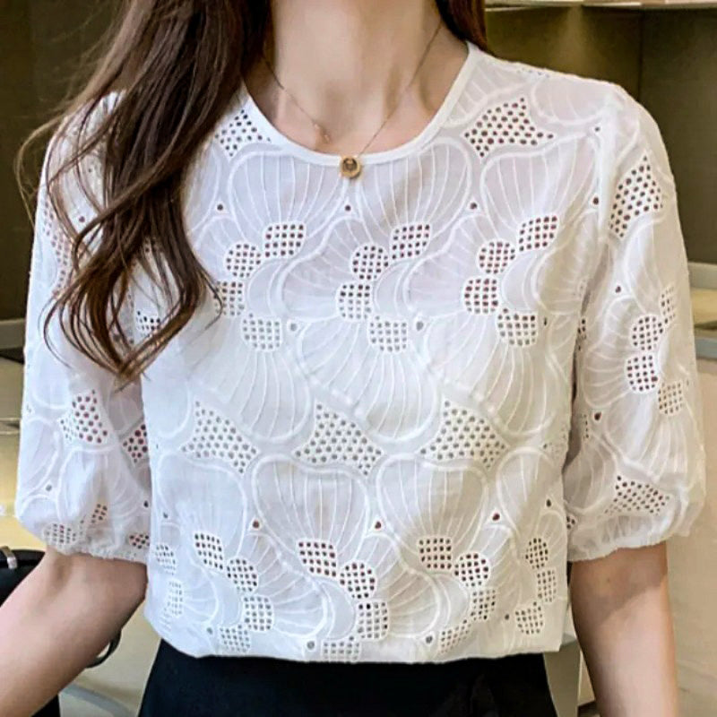 BreezeCut Blouse