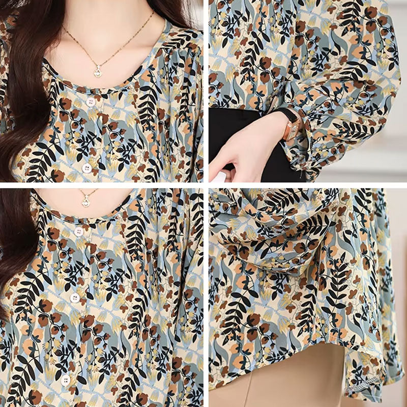 Ivy Leaf Flowy Blouse