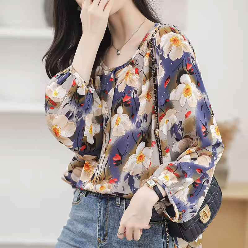 Emily Floral Print Blouse