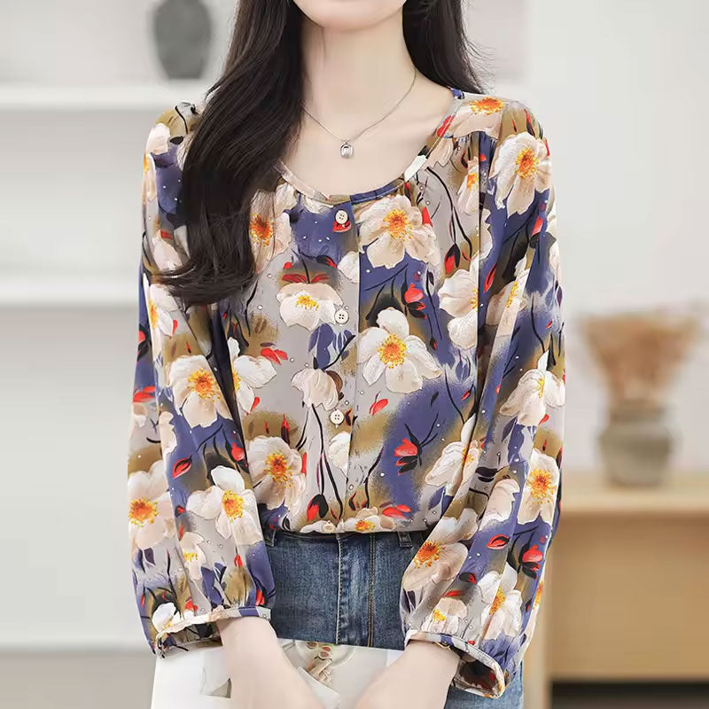 Emily Floral Print Blouse
