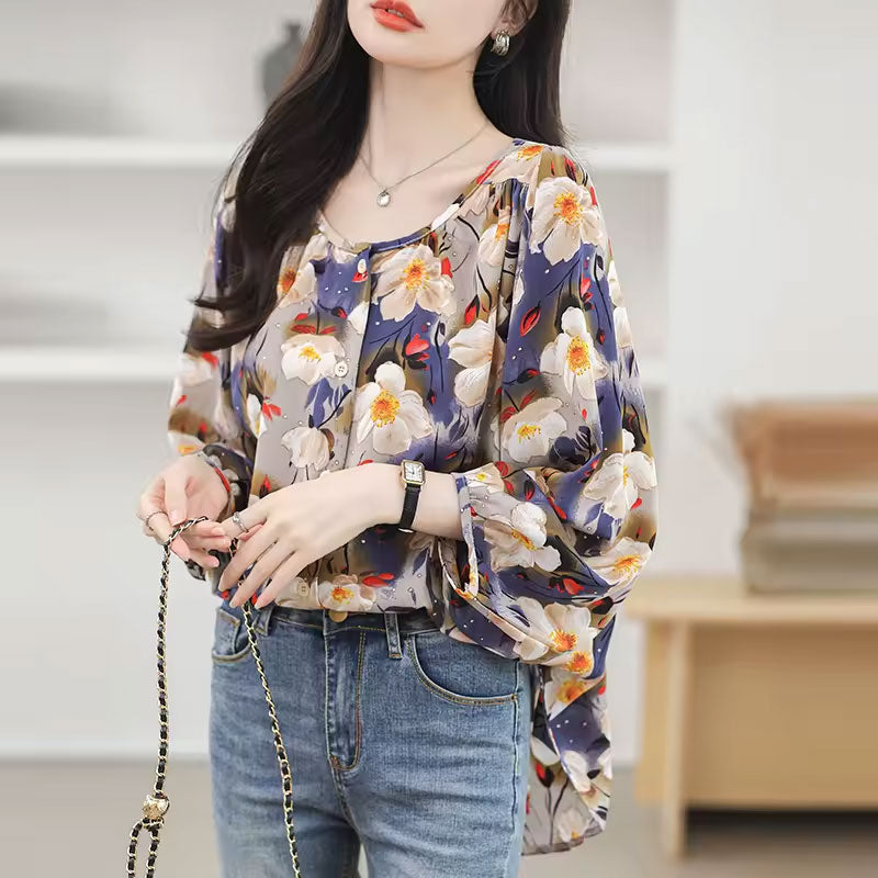 Emily Floral Print Blouse