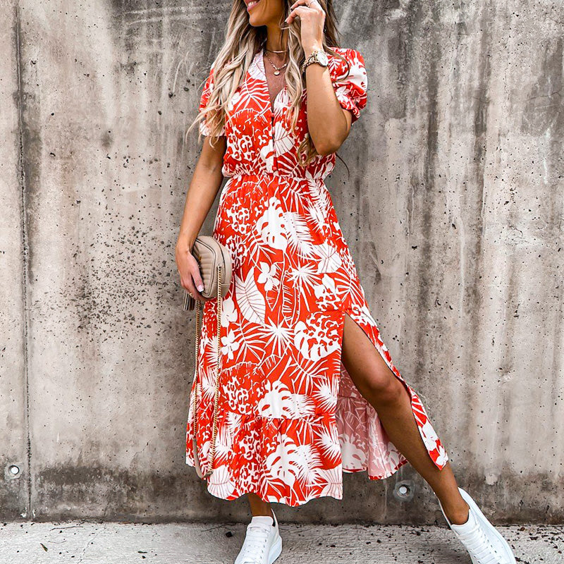 Meadow Bloom Midi Dress