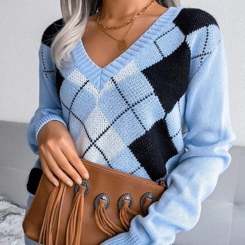 Harriet V-Neck Knit Jumper