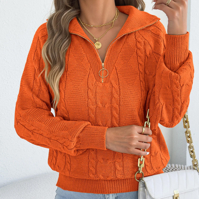 Elsie Knit Half-Zip Pullover