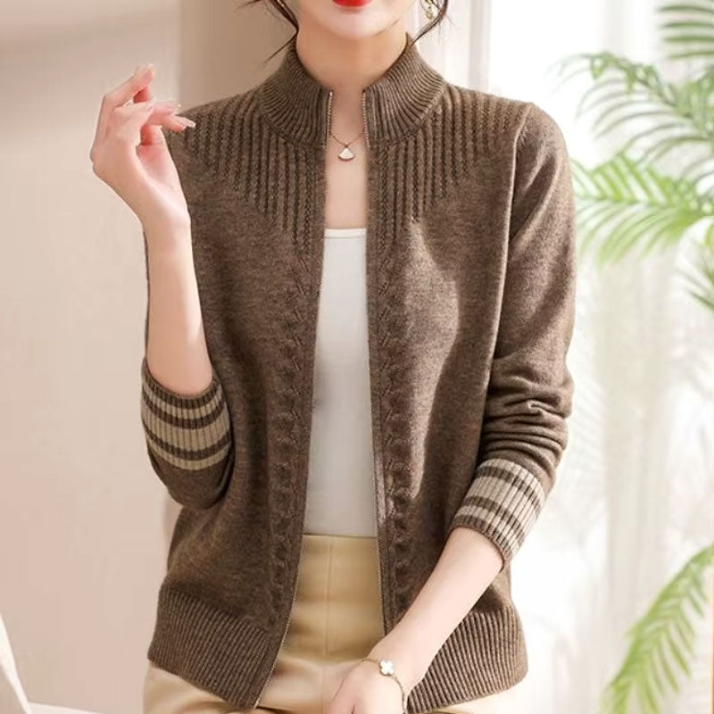 Anne Turtleneck Cardigan