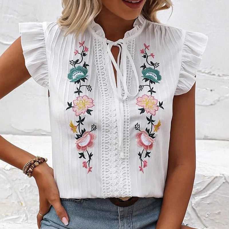 Alivia Ruffle Blouse