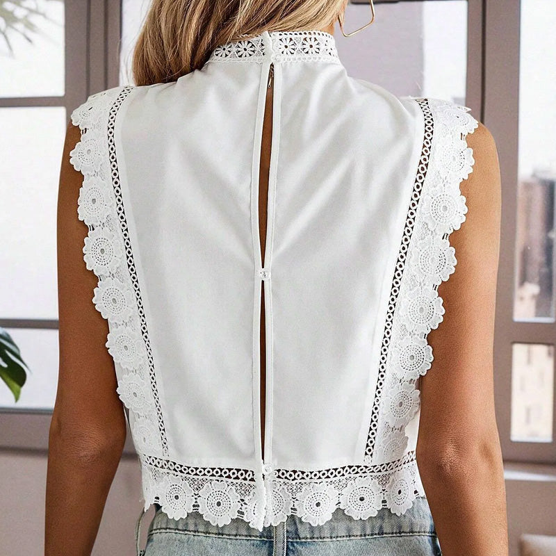 Vella Embroidered Crop