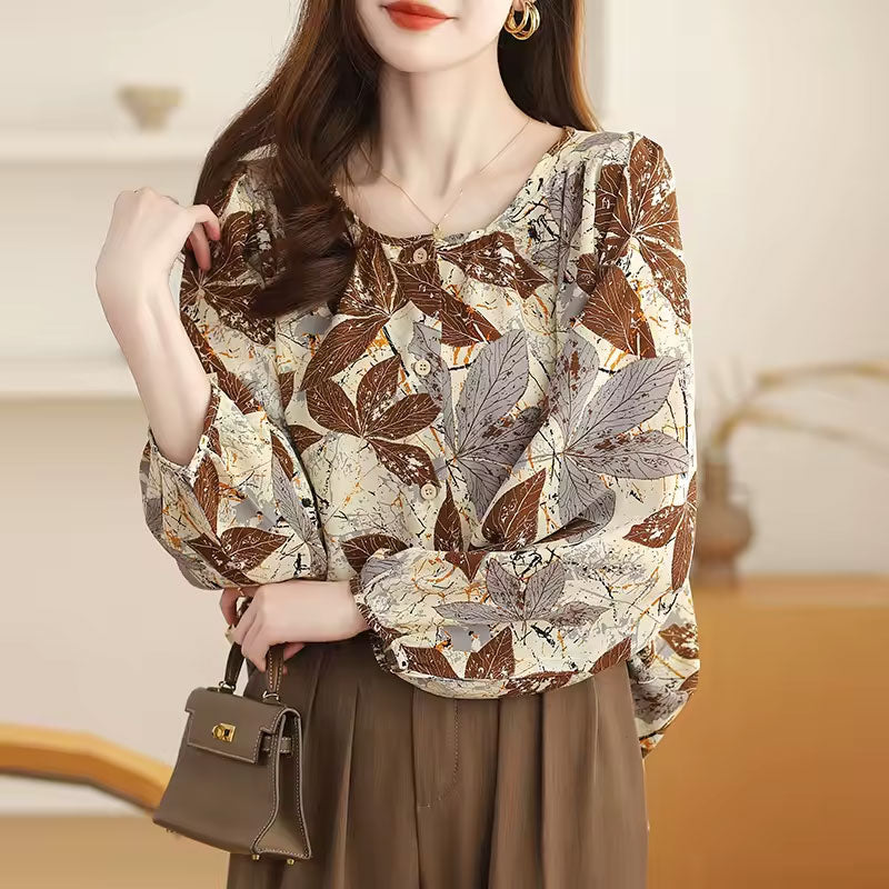 Ivy Leaf Flowy Blouse