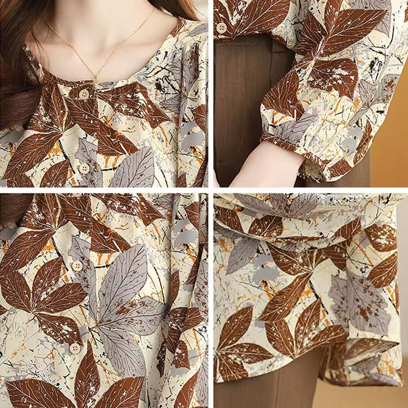 Ivy Leaf Flowy Blouse