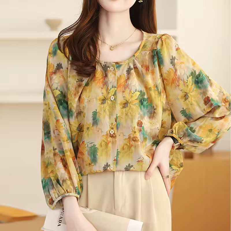 Lily Floral Print Blouse