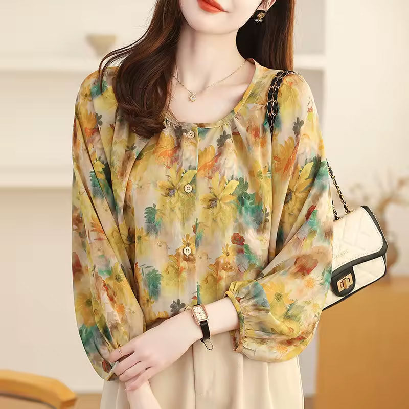 Lily Floral Print Blouse
