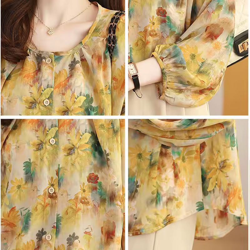 Lily Floral Print Blouse