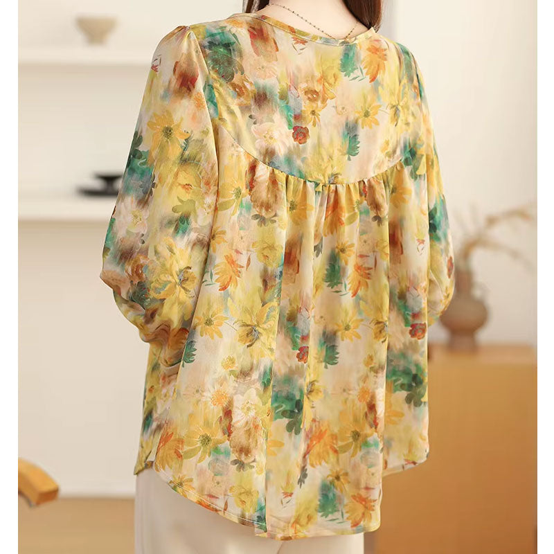 Lily Floral Print Blouse